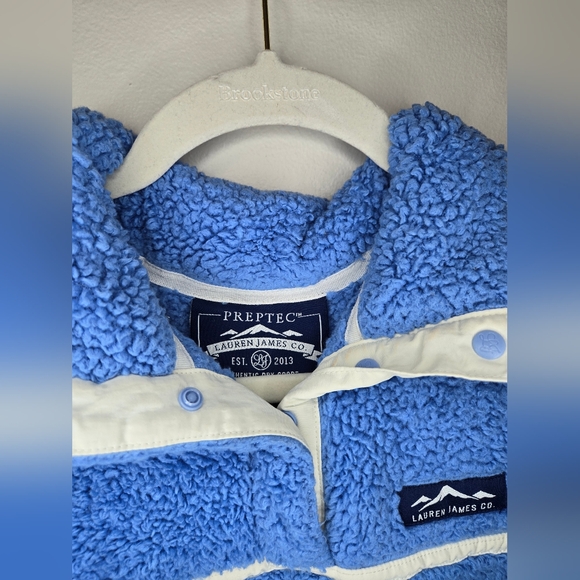 Lauren James Aspen preptec Pullover small Blue - Picture 2 of 7